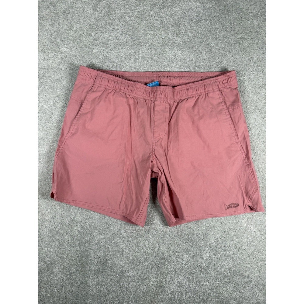 AFTCO Strike Swim / Board Shorts Men's X-Large Trunks Coral Unlined Drawstring